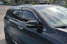 Kia Sorento III UM 2014-2020 Window Deflectors with Chrome Trim Niken Luxury (4 pcs) photo 1