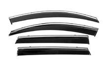 Kia Sorento III UM 2014-2020 Window Deflectors with Chrome Trim Niken Luxury (4 pcs) photo 2