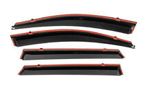 Kia Sorento III UM 2014-2020 Window Deflectors with Chrome Trim Niken Luxury (4 pcs) photo 6
