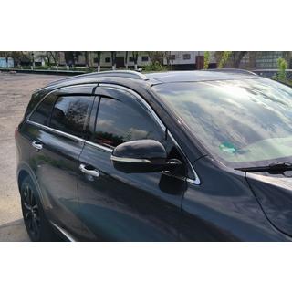 Window Deflectors with Chrome Trim Niken Luxury (4 pcs) Kia Sorento III UM 2014-2020 photo 1