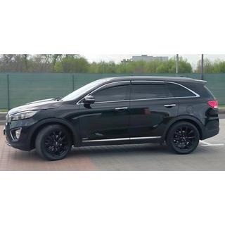 Window Deflectors with Chrome Trim Niken Luxury (4 pcs) Kia Sorento III UM 2014-2020 photo 4