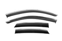 Lexus RX 2022- Window Deflectors with Chrome Trim Niken Luxury (4 pcs) photo 1