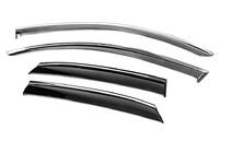 Lexus RX 2022- Window Deflectors with Chrome Trim Niken Luxury (4 pcs) photo 2