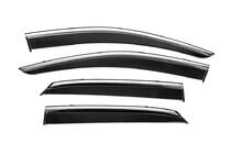 Lexus RX 2016-2022 Window Deflectors with Chrome Trim Niken Luxury (4 pcs) photo 1