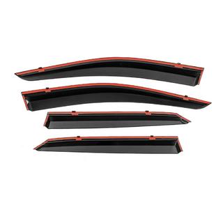 Window Deflectors with Chrome Trim Niken Luxury (4 pcs) photo 3