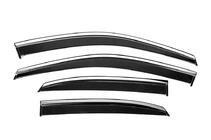 Lexus RX 2009-2015 Window Deflectors with Chrome Trim Niken Luxury (4 pcs) photo 1