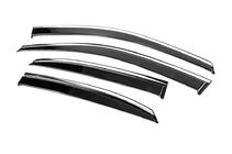 Lexus RX 2009-2015 Window Deflectors with Chrome Trim Niken Luxury (4 pcs) photo 2
