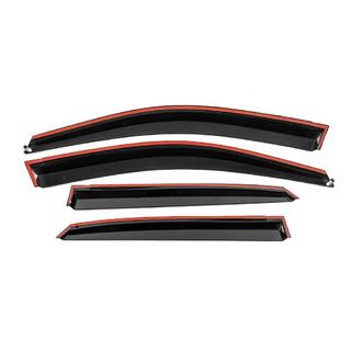 Window Deflectors with Chrome Trim Niken Luxury (4 pcs) Lexus RX 2003-2009 photo 3