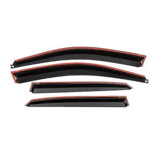 Window Deflectors with Chrome Trim Niken Luxury (4 pcs) Lexus RX 2003-2009 photo 3