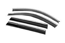 Lexus GX470 2002-2009 Window Deflectors with Chrome Trim Niken Luxury (4 pcs) photo 2