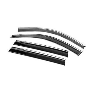 Window Deflectors with Chrome Trim Niken Luxury (4 pcs) Lexus GX470 2002-2009 photo 2