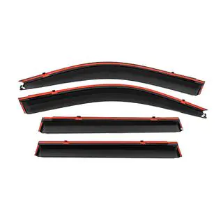 Window Deflectors with Chrome Trim Niken Luxury (4 pcs) Lexus GX470 2002-2009 photo 3