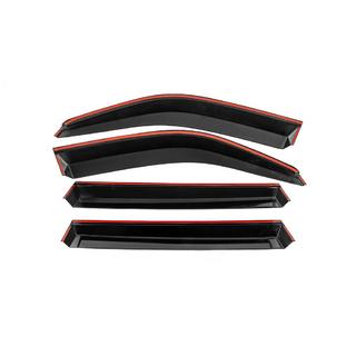 Window Deflectors with Chrome Trim Niken Luxury (4 pcs) photo 3