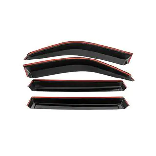 Window Deflectors with Chrome Trim Niken Luxury (4 pcs) Lexus LX470 1998-2007 photo 3