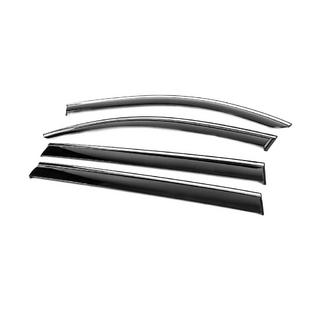 Window Deflectors with Chrome Trim Niken Luxury (4 pcs) Mercedes GLS X167 2019- photo 2