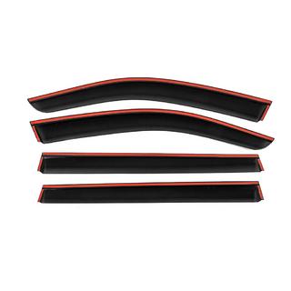 Window Deflectors with Chrome Trim Niken Luxury (4 pcs) Mercedes GLS X167 2019- photo 3