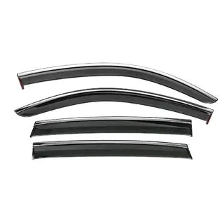Window Deflectors with Chrome Trim Niken Luxury (4 pcs)