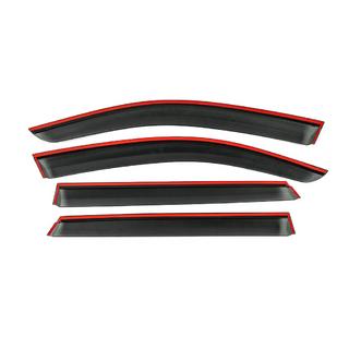 Window Deflectors with Chrome Trim Niken Luxury (4 pcs) photo 3