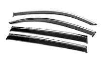 Mercedes EQB 2021- Window Deflectors with Chrome Trim Niken Luxury (4 pcs) photo 2