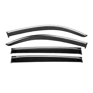 Window Deflectors with Chrome Trim Niken Luxury (4 pcs)