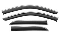 Mercedes GLE/ML class W166 2011-2018 Window Deflectors with Chrome Trim Niken Luxury (4 pcs) photo 2