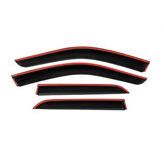 Window Deflectors with Chrome Trim Niken Luxury (4 pcs) photo 4