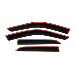 Window Deflectors with Chrome Trim Niken Luxury (4 pcs) photo 4