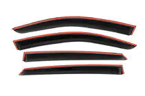 Mercedes GLE coupe C292 2015-2019 Window Deflectors with Chrome Trim Niken Luxury (4 pcs) photo 3