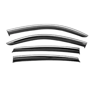 Window Deflectors with Chrome Trim Niken Luxury (4 pcs)