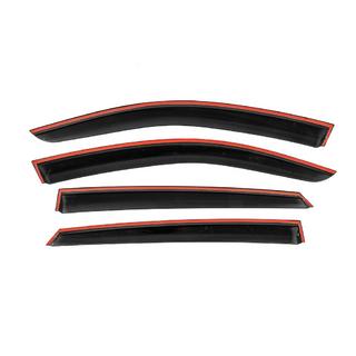Window Deflectors with Chrome Trim Niken Luxury (4 pcs) photo 3