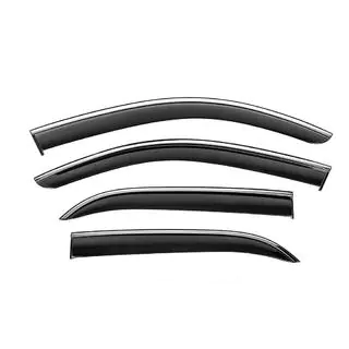 Window Deflectors with Chrome Trim Niken Luxury (4 pcs)