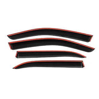 Window Deflectors with Chrome Trim Niken Luxury (4 pcs) photo 3