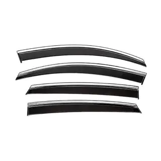 Window Deflectors with Chrome Trim Niken Luxury (4 pcs)