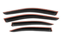 Mercedes C-class W204 2007-2015 Window Deflectors with Chrome Trim Niken Luxury (SD, 4 pcs) photo 3