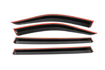 Mercedes GL/GLS class X166 2012-2019 Window Deflectors with Chrome Trim Niken Luxury (4 pcs) photo 3