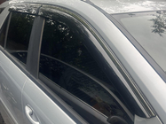 Mercedes ML W164 2005-2011 Window Deflectors with Chrome Trim Niken Luxury (4 pcs) photo 5