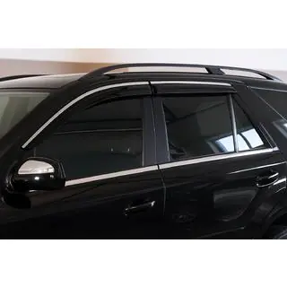 Window Deflectors with Chrome Trim Niken Luxury (4 pcs) photo 1