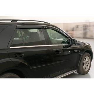 Window Deflectors with Chrome Trim Niken Luxury (4 pcs) photo 3