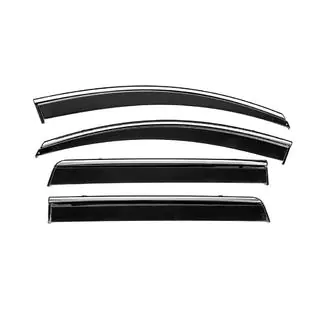 Window Deflectors with Chrome Trim Niken Luxury (4 pcs)