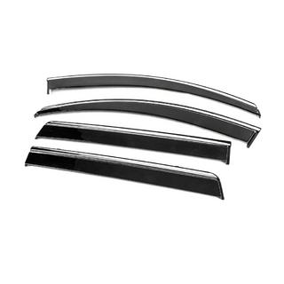 Window Deflectors with Chrome Trim Niken Luxury (4 pcs) Mitsubishi Pajero Sport 2015- photo 2