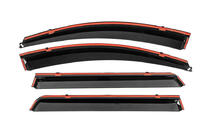 Mitsubishi L200 2015-2024 Window Deflectors with Chrome Trim Niken Luxury (4 pcs) photo 3