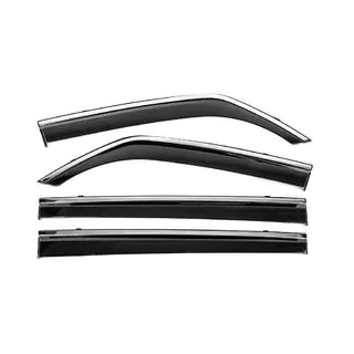 Window Deflectors with Chrome Trim Niken Luxury (4 pcs)