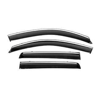 Window Deflectors with Chrome Trim Niken Luxury (4 pcs) photo 1