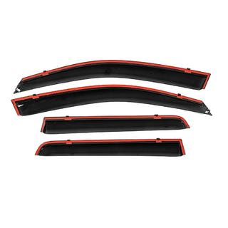 Window Deflectors with Chrome Trim Niken Luxury (4 pcs) photo 3