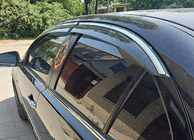 Mitsubishi Lancer X 2008- Window Deflectors with Chrome Trim Niken Luxury (4 pcs) photo 3