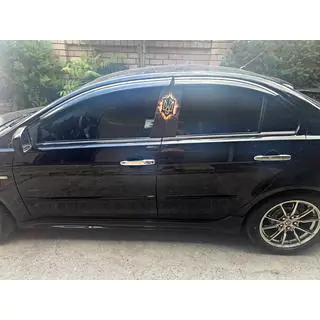 Window Deflectors with Chrome Trim Niken Luxury (4 pcs)