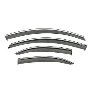 Window Deflectors with Chrome Trim Niken Luxury (4 pcs) photo 2