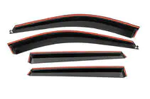 Mazda CX-5 2017–2025 Window Deflectors with Chrome Trim Niken Luxury (4 pcs) photo 3