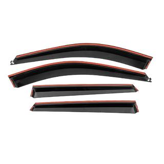 Window Deflectors with Chrome Trim Niken Luxury (4 pcs) photo 3
