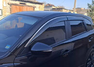 Mazda CX-5 2012-2017 Window Deflectors with Chrome Trim Niken Luxury (4 pcs) photo 1